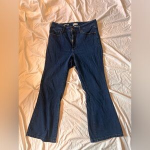 Ava & Viv High Rise Flare jeans plus size